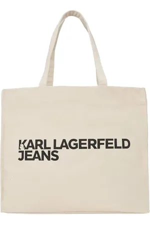 Karl Lagerfeld Y, DAMSKIE, LOGO SHOPPER, NATURALNE, JEDEN ROZMIAR