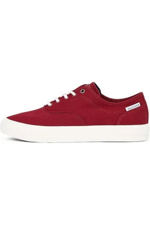Tommy Hilfiger Koszulka męska TH HI VULC LOW OXFORD TWILL Top, CZERWONY (Rouge), 40,5 UK, , 45 EU