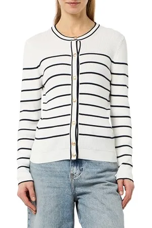 GANT Ribbed Breton kardigan, , L