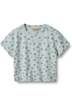 WHEAT Unisex dziecięca koszulka z certyfikatem S/S Tommy GOTS, , 122