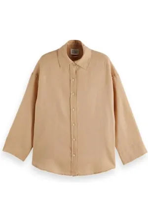 Scotch&Soda Koszulka lniana z szerokim rękawem, , 34