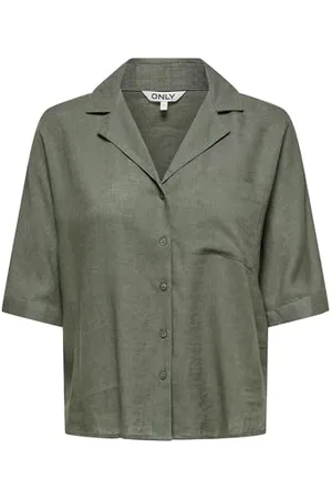 ONLY Onltokyo Life Ss Linen Bl Shirt Pnt Noos, , L
