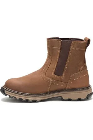 Caterpillar Erpillar Męskie botki Pelton S1 P HRO, ciemnobeżowe, 40 EU, , 42 EU