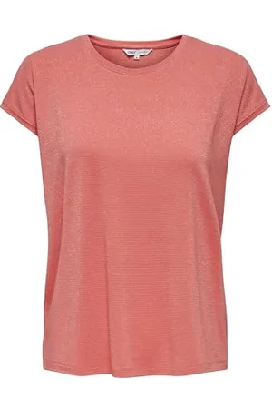 ONLY Onlclaudia S/S Glitter Stripe Top JRS T-shirt damski, , XXL