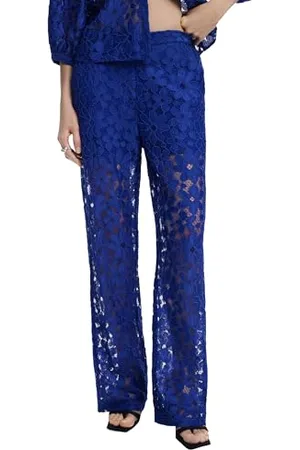 Desigual Pant_LACELONG, 5031 NOC Blue, M, , M