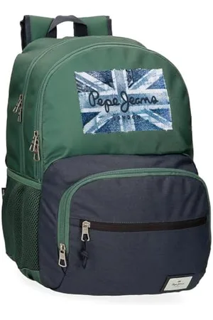 Pepe Jeans Jebb Przenośny plecak 15,6 cala 33 x 46 x 17 cm poliester 22,77 l by Joumma Bags, , jeden rozmiar, plecak, , Taglia unica, plecak