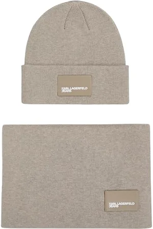 Karl Lagerfeld Zestaw upominkowy Beanie Scarf, , jeden rozmiar, , jeden rozmiar