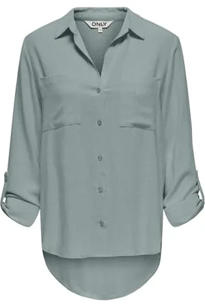 ONLY Damska bluzka ASMIN-Siesta LS LI BL Shirt - Relaxed Fit XS S M L XL, , 3XL