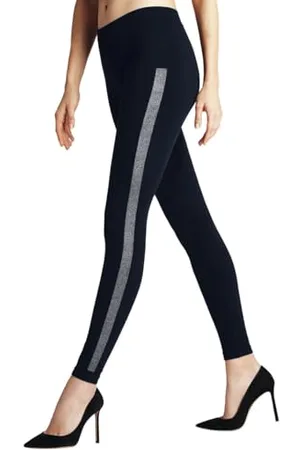 Falke Kobiety Legginsy Clean Intensity W Le Kryjący półprzezroczyste z wzorem 1 Para, , L 44-46