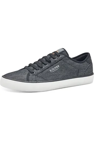 QS by s.Oliver Męskie Slip On 5-14616-44 Sneakers, czarne, 41 EU, , 41 EU