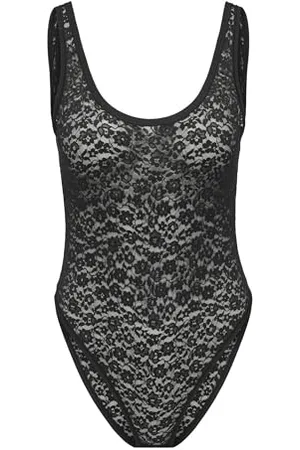 ONLY Onlemily Allover Lace Body Acc, Black, X_L, , XL