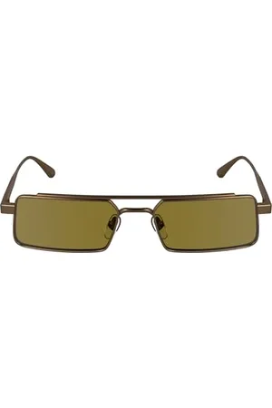 Calvin Klein Unisex Adult Sunglasses CK24111S - with Solid Light Ochre Lens, , 55