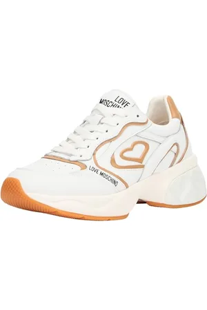 Moschino JA15296G1MIA110C, damskie sneakersy damskie, białe, 40 EU, , 40 EU