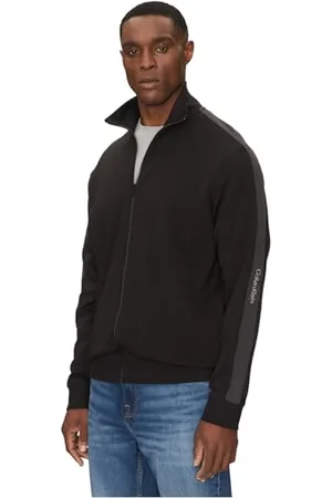 Calvin Klein CK JEANS Męska taśma z logo zamek błyskawiczny przez J30J327244, czarna (Ck Black), S, , S