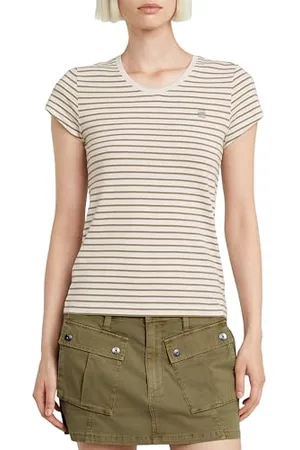G-Star RAW Eyben Slim V-Neck Top 2.0, , XXS