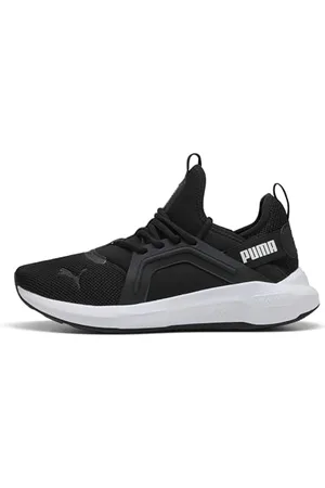 PUMA Buty do biegania szosowego unisex SOFTRIDE ENZO 5, czarno-białe, 40 EU, Czarna , biała , 48.5 EU