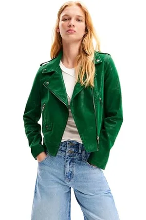 Desigual Chaq_Harry Woman Tkany PU Płaszcz damski, , L