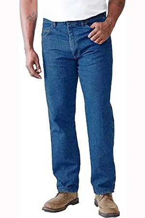 Wrangler Męskie wytrzymałe ubrania regularne dopasowanie stretch dżinsy
