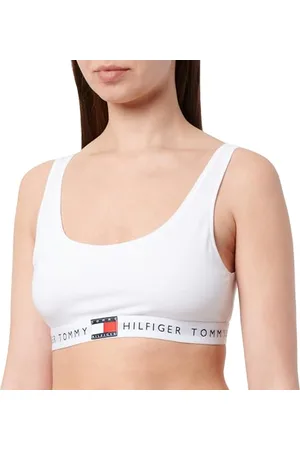 Tommy Hilfiger Damski biustonosz bez podszewki (rozmiar zewnętrzny) UW0UW05713, biały, L, , L