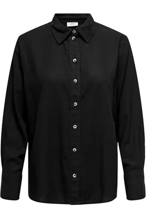JDY SAY L/S Linen Loose Shirt WVN NOOS, , XL