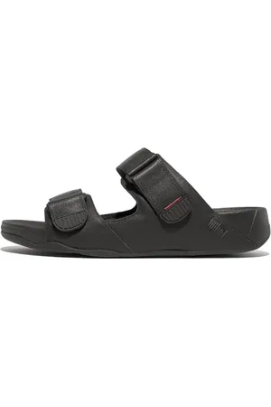 FitFlop Męskie sandały Gogh Moc Slide regulowane sandały z odkrytymi palcami, 1, , 41 EU