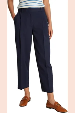 Tommy Hilfiger Damskie spodnie LW BI-STRETCH TAPERED WW0WW44793, niebieskie, 40, , 66