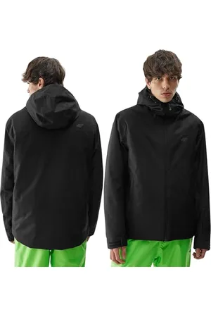 4F Męska kurtka Technical M305, głęboka czerń, XXL, głęboka czerń, XXL