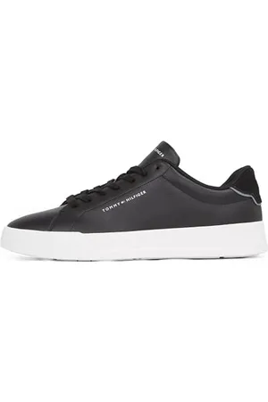 Tommy Hilfiger Męski TH COURT LTH DETAIL ESS Low Top, , 40 UK, , 44 EU