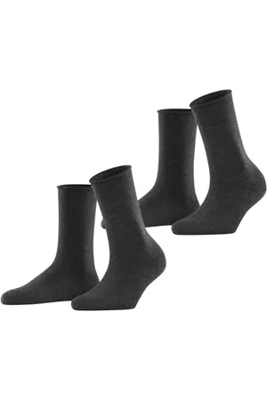 ESPRIT Kobiety Skarpety Basic Pure Multipack W So Bawełna jednokolorowe 2 Pak, , 39-42