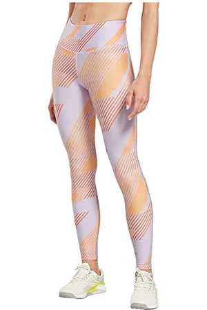 Reebok Damskie legginsy treningowe Ready Train z nadrukiem na całej powierzchni, , XL