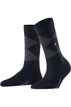 Burlington Kobiety Skarpety Marylebone Lurex W So Wełna z wzorem 1 Para, , 36-41