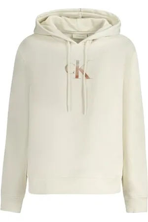 Calvin Klein Jeans Damska bluza z kapturem GRADIENT CK J20J224721, biała (kość słoniowa), XXL, , XXL
