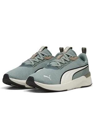 PUMA Damskie SOFTRIDE Harli WNS buty do biegania szosowego, zielony księżyc - aksamit mech - ciepła biel, 4 UK, , 37 EU