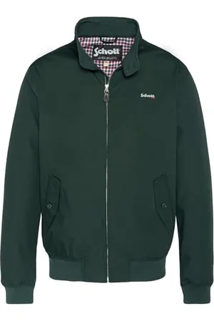 Schott NYC Casualowa krótka kurtka z haftem na piersi, CABL1220, , M