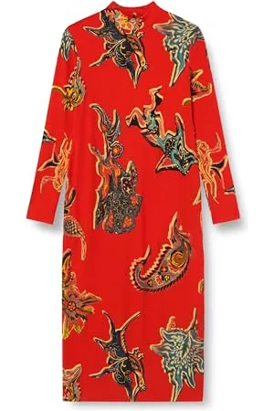 Desigual Vest_Melted PAISLEYS_LACRO, 3136 Red, XS, , XS