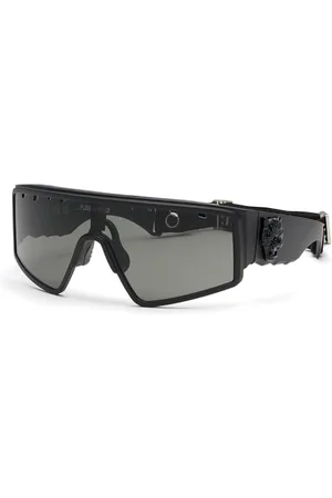 Philipp Plein The Flame Okulary, Matt Black, 99/0/130 dla mężczyzn, , 99/0/130
