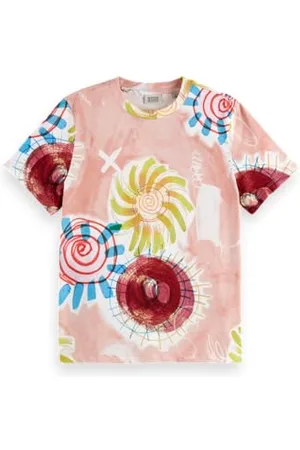Scotch&Soda All Over Printed Regular Fit T-Shirt, , M