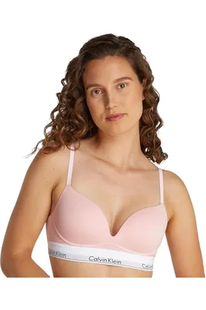 Calvin Klein PLUNGE PUSH UP, różowy, 32B, , 40