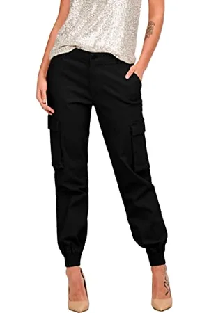 ONLY Damskie spodnie cargo Mid Waist, , 40W / 32L