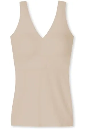 Schiesser Damen Trägertop mit herausnehmbaren Pads - Invisible Soft