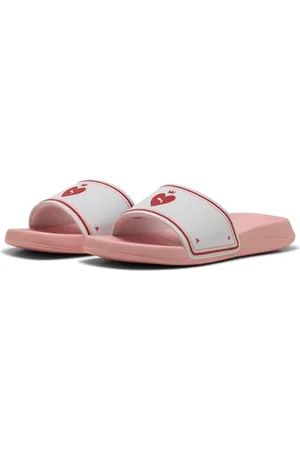 PUMA Damskie sandały Popcat 20 Idylle, białe - na cały czas czerwono-różowe owoce, 4 UK, Biały na cały czas czerwony różowy owoc, 37 EU