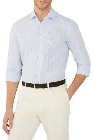 Hackett Hackett Fine Pop Stripe Long Sleeve Shirt 2XL