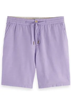 Scotch&Soda Męskie szorty Seasonal Core-Fave Cotton/Linen Twill Bermudy, , 34W
