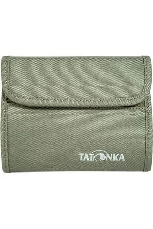 Tatonka Euro Wallet RFID B – portfel z blokadą RFID z atestem TÜV – zapewnia miejsce na 4 karty kredytowe – z okienkiem, kieszenią na monety i dodatkową kieszenią na zamek błyskawiczny – chroni przed