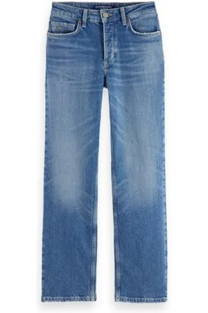 Scotch&Soda Jean Straight The Sky-Blue Dream Kobiety, , 26W x 32L