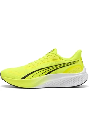 PUMA Unisex Pounce LITE buty do biegania szosowego, żółty alert czarny, 40 EU, Żółty alert czarny, 40.5 EU
