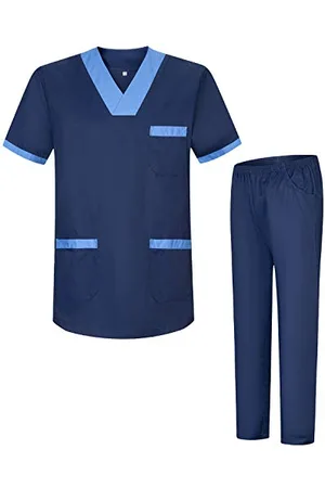 MISEMIYA Zestaw do szorowania unisex – mundur medyczny z górną częścią i spodniami ref.8178, , S