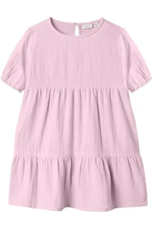 NAME IT Dziewczęca Nmfjaśmin Ss Dress Noos, , 80