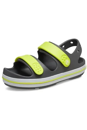 Crocs Uniseks - Dzieci Crocband Cruiser Sandal T Sandały, Szary/Zielony, 31 EU