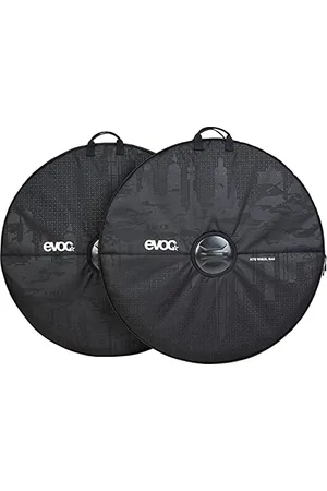 Evoc MTB WHEEL BAG torba na koła (2 walizki rowerowe, torba rowerowa dla maksymalnej ochrony, odpowiednia dla kół <29", wzmocniona ochrona osi, uchwyty do przenoszenia, plandeka rowerowa)